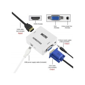 Konverter VGA na HDMI aktivni STAR MaxPro