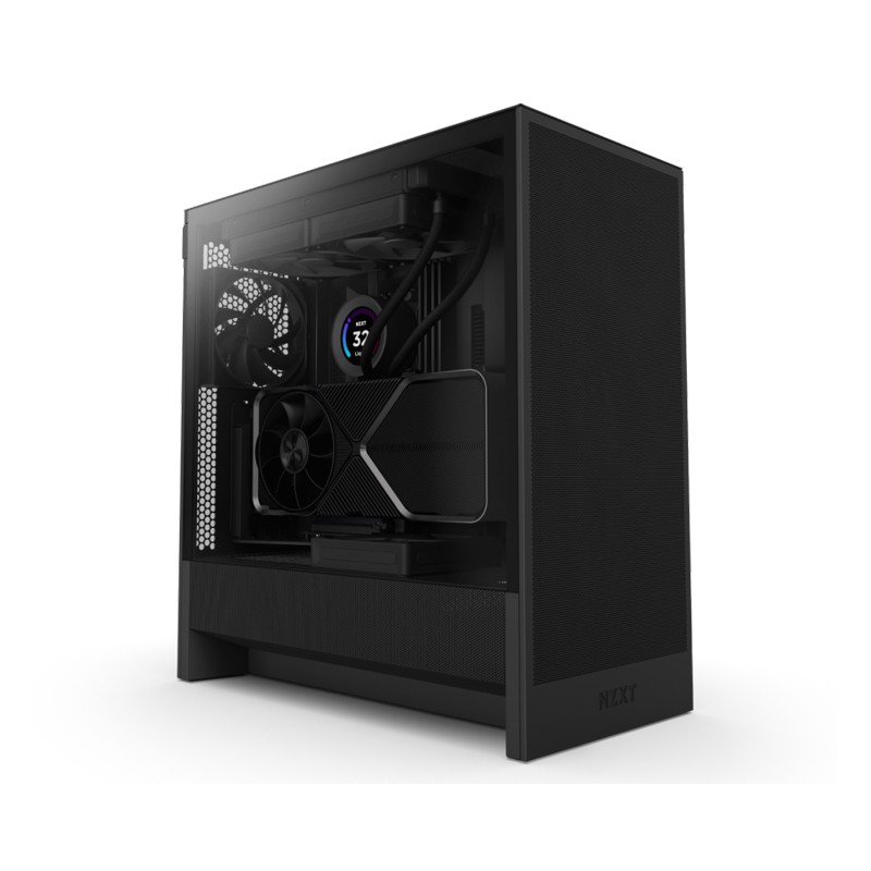 Kućište NZXT H5 Flow Gaming crno (CC-H52FB-01)