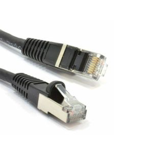LAN kabl Cat6A SFTP 10 m E-Green, crni