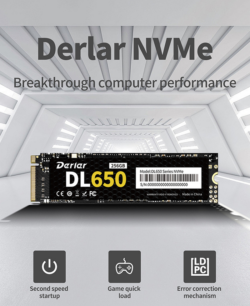 M.2 NVMe SSD 3.0 Derlar 256GB 2280 – slika 4