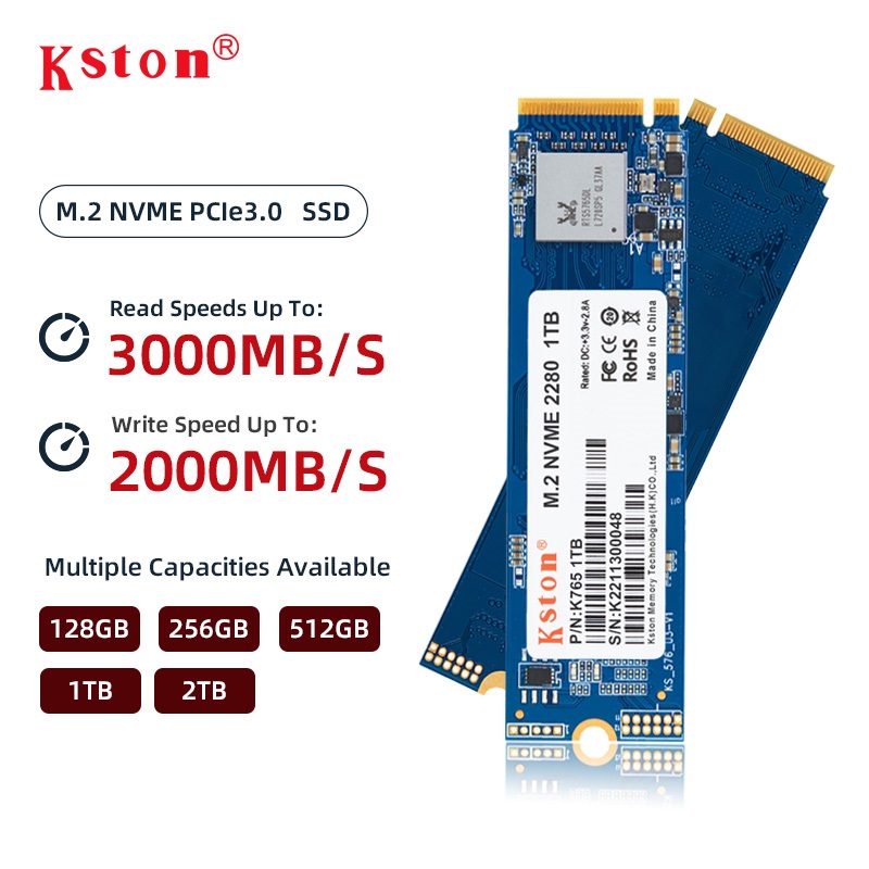 M.2 NVMe SSD Kston 2280 256GB – slika 2
