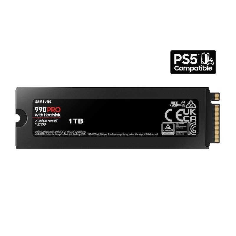 M.2 NVMe SSD Samsung 1TB MZ-V9P1T0CW 990 Pro Series Heatsink – slika 2
