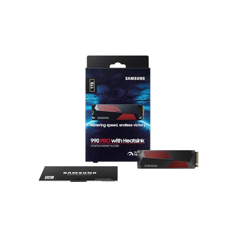M.2 NVMe SSD Samsung 1TB MZ-V9P1T0CW 990 Pro Series Heatsink – slika 3