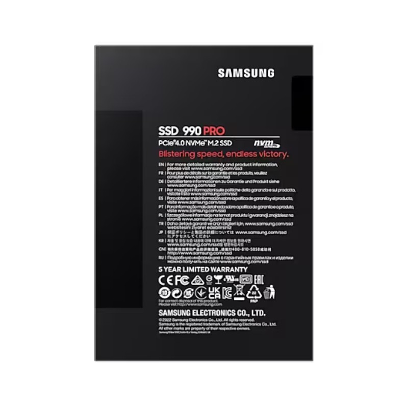 M.2 NVMe SSD Samsung 4TB MZ-V9P4T0BW 990 Pro Series – slika 6