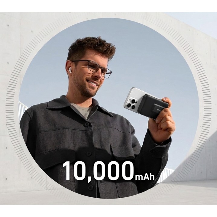 Magnetni power bank Anker MagGo 10000mAh 27W, crni – slika 4