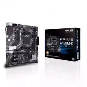 Matična ploča Asus Prime A520M-K, AM4, DDR4, micro ATX