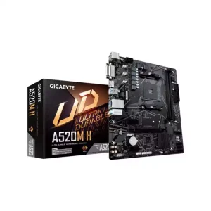 Matična ploča Gigabyte A520M H RGB, AM4, DDR4, micro ATX
