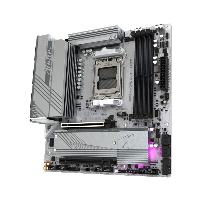 Matična ploča Gigabyte B650M A ELITE AX ICE rev. 1.x – slika 4