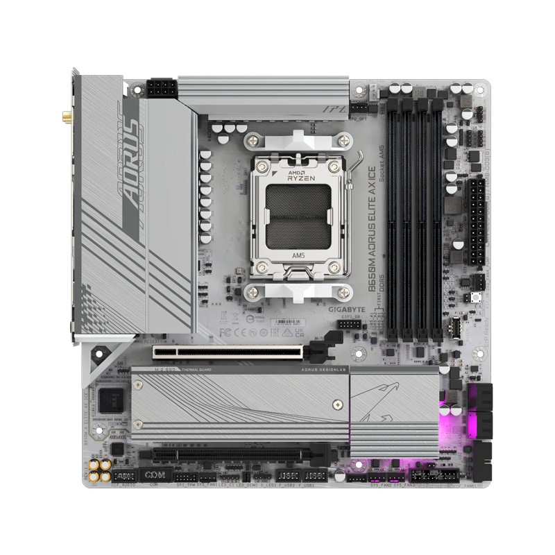 Matična ploča Gigabyte B650M A ELITE AX ICE rev. 1.x – slika 5