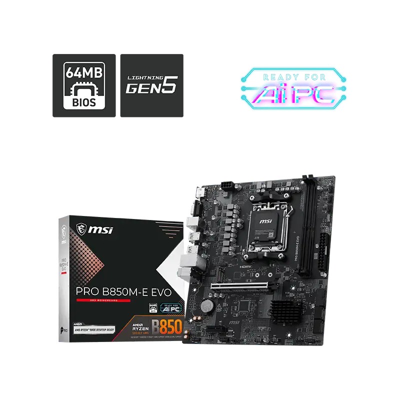 Matična ploča MSI PRO B850M-E EVO – slika 2