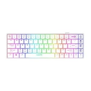 Mehanička tastatura Aqirys Mira 2.0, bežična, bela