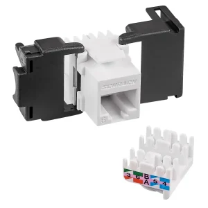 Modul RJ-45 kat. 6 UTP HSEMRJ6UWS Schrack