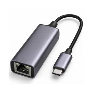 Mrežni Adapter USB 3.1 USB-C (M) - Gigabit ethernet RJ-45 (F) crni E-Green
