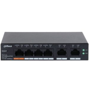 Mrežni svič Dahua CS4006-4ET-60, 6 portova, PoE+, upravljivi