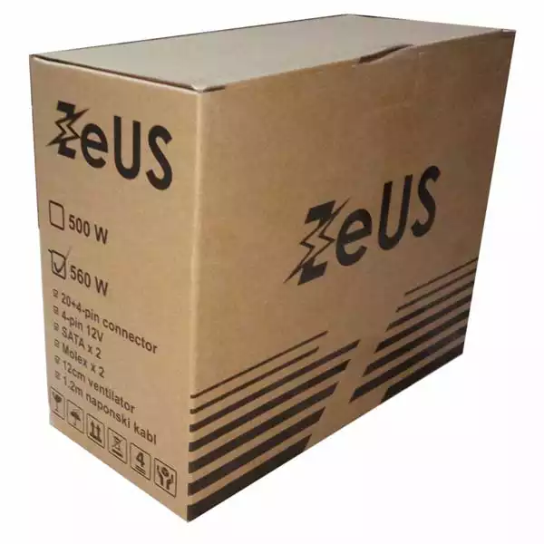 Napajanje za računar 560W Zeus ZUS-560 – slika 2