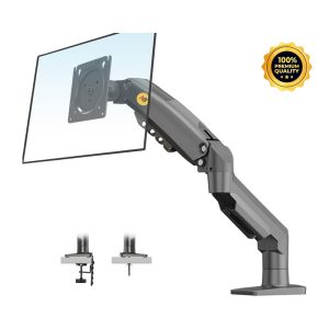 Nosač za monitor North Bayou F80 stoni nosač za monitor mat crni 17-30 inča