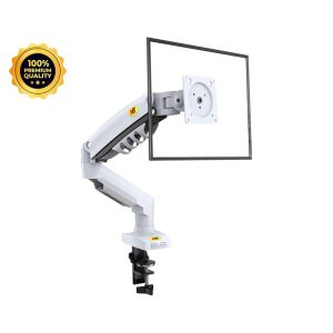 Nosač za monitor North Bayou F80-XE stoni nosač za monitor beli 17-30 inča