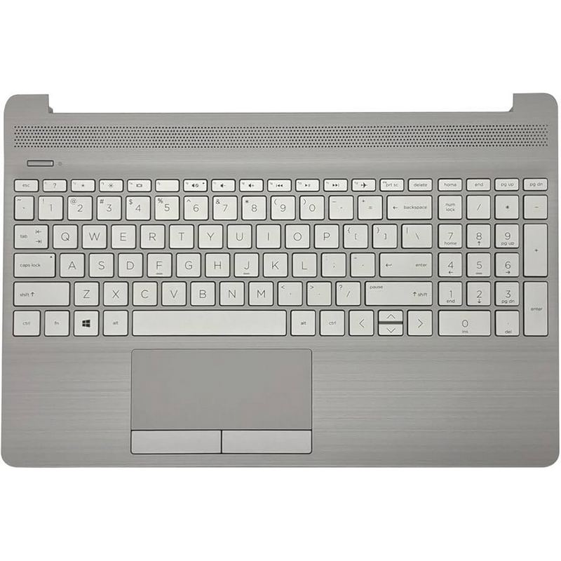 Palmrest (C cover) sa tastaturom za laptop HP 250 255 256 G8 15S-DU srebrni