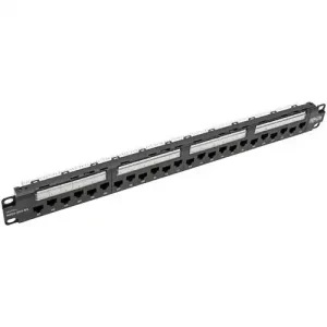 Patch panel 19" 1U sa 24 RJ-45 UTP kat. 6 Mirsan MR.PCP1U24U.C6