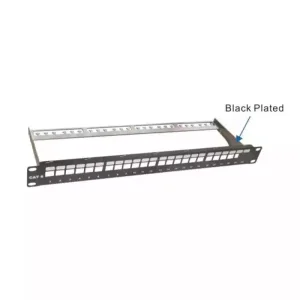 Patch panel 19" 1U sa 24 slotova, bez modula Mirsan MR.19P24P1U.01