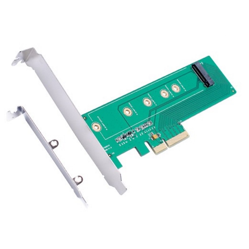 PCIe adapter E-Green za M.2 SATA SSD (NGFF), 4x SATA 3.0