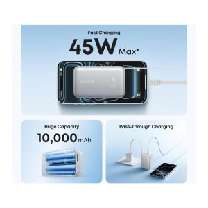 Power bank Anker Nano 10000mAh 45W, ugrađen USB-C kabl