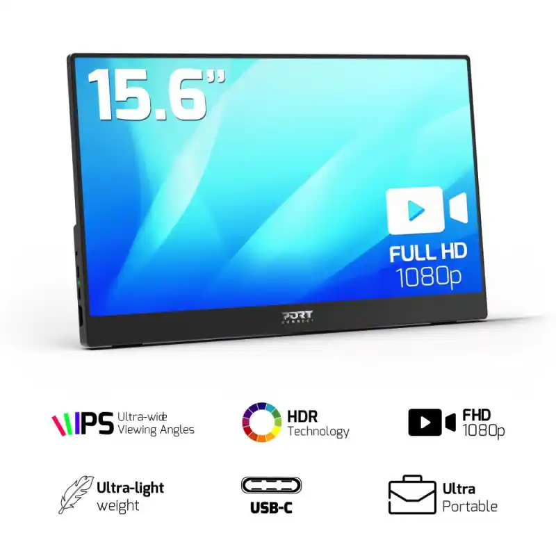 Prenosivi monitor 15.6" Port Designs 902101, Full HD IPS – slika 2