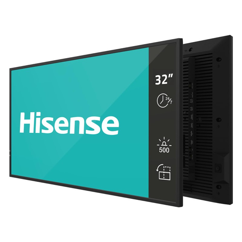 Profesionalni displej Hisense 32 inča 32DM66D FHD 500 nita, rad 24/7 – slika 2