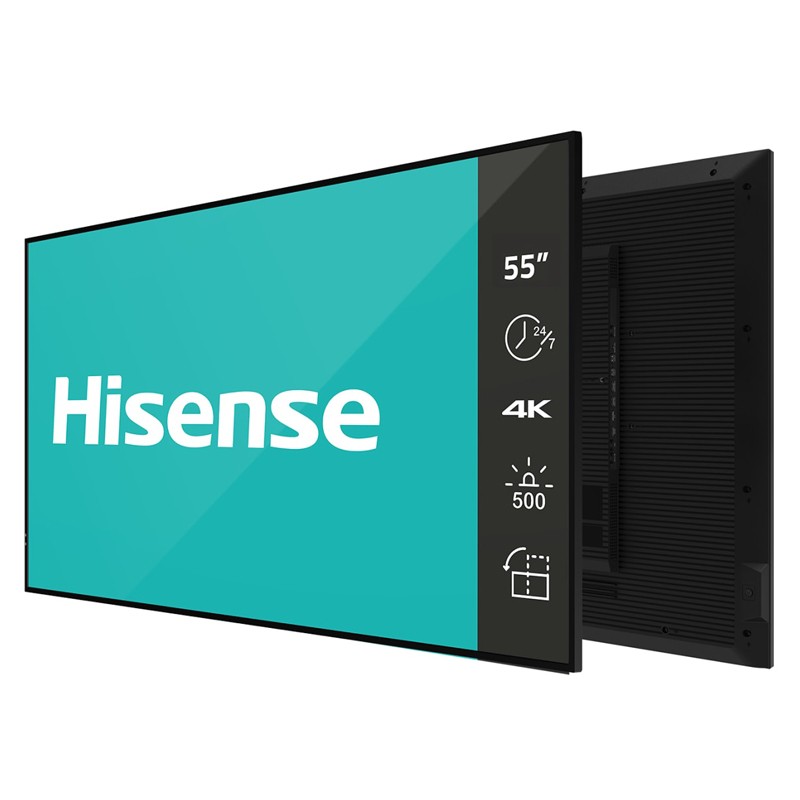 Profesionalni displej Hisense 55 inča 55DM66D 4K UHD 500 nita, rad 24/7 – slika 2