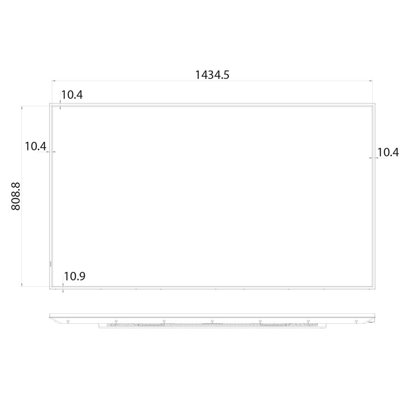 Profesionalni displej Hisense 65 inča 65GM50D 4K UHD 500 nita, rad 18/7 – slika 2
