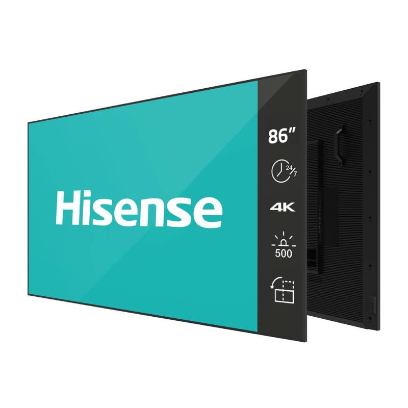 Profesionalni displej Hisense 86 inča 86DM66D 4K UHD 500 nita, rad 24/7 – slika 3