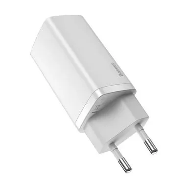 Punjač za telefon Baseus 65W GaN2, USB-A + USB-C (CCGAN2L-B02)