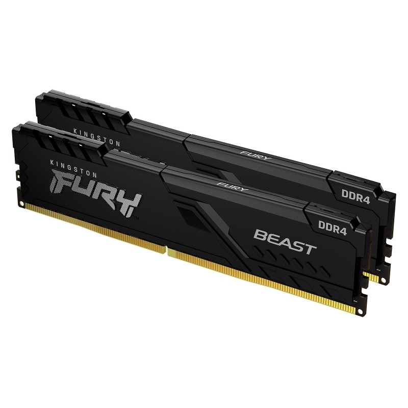 RAM memorija Kingston DDR4 64GB (2x32GB kit) 3200MT/s KF432C16BBK2/64 Fury Beast Black