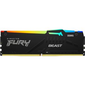 RAM memorija Kingston DDR5 16GB 5600MT/s KF556C40BBA-16 Fury Beast Black RGB XMP