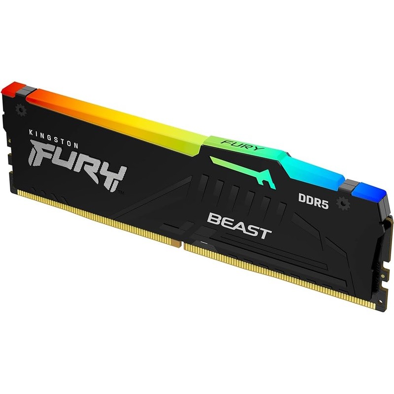 RAM memorija Kingston DDR5 16GB 6800MT/s KF568C34BBEA-16 FURY Beast Black RGB EXPO – slika 2