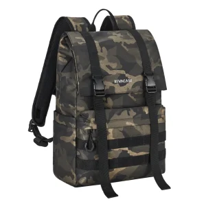 Ranac za laptop 15.6" Rivacase Sherwood Rolltop 7621 braon kamuflažna
