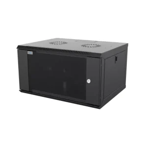 Rek orman 19" 6U nazidni bravica sa strane sa ključem Mirsan WTC06U45MN-KYK 565mmx450mmx310mm Crni