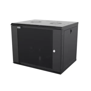 Rek orman 19" 9U nazidni bravica sa strane sa ključem Mirsan WTC09U45MN-KYK 565mmx450mmx445mm Crni