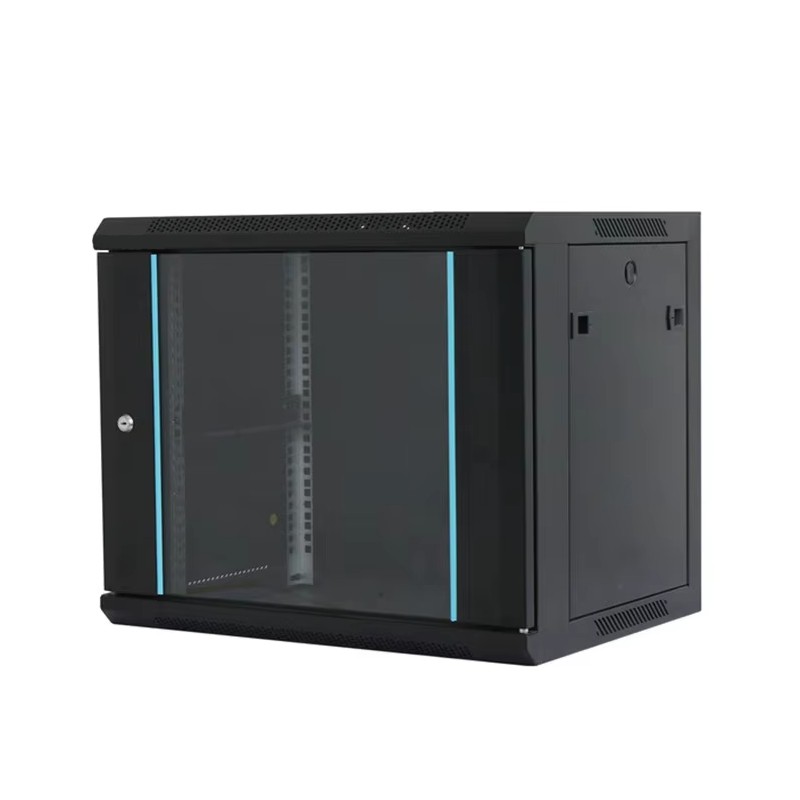 Rek orman nazidni 12U, 600x600 mm MaxPro, staklena vrata