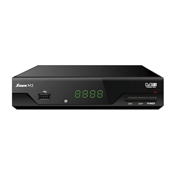 Set top box Xwave M2 DVB-T2, HDMI, scart, USB, media player
