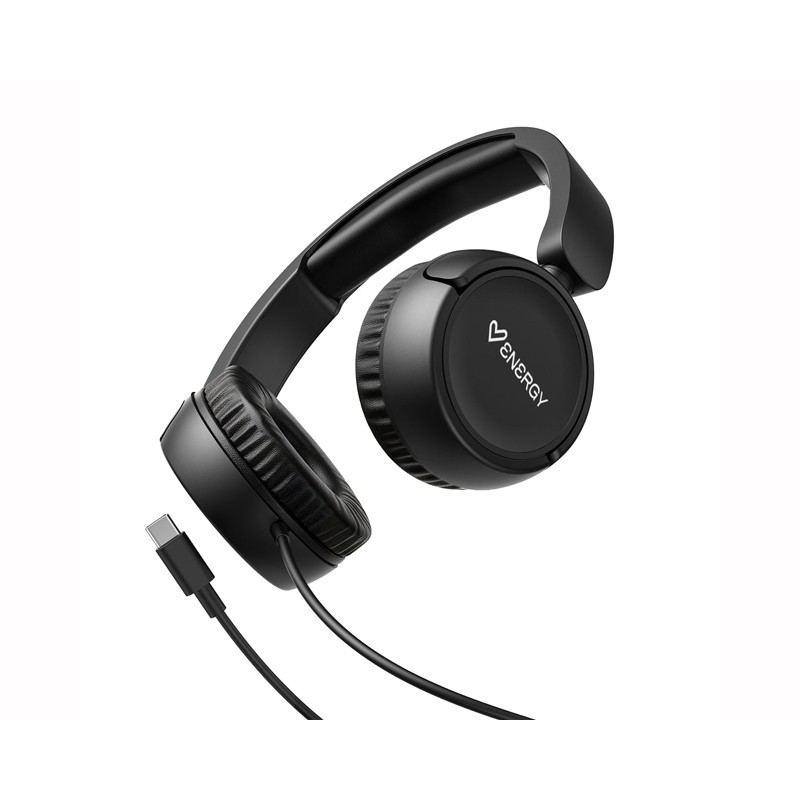 Slušalice sa mikrofonom Energy Sistem Urban BlackType C, crni – slika 3