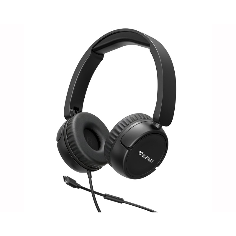 Slušalice sa mikrofonom Energy Sistem Urban BlackType C, crni – slika 4