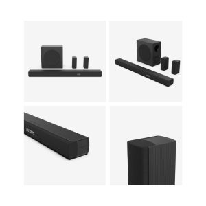 Soundbar Hisense AX5100Q, Dolby Atmos, sa bežičnim subwooferom, crni
