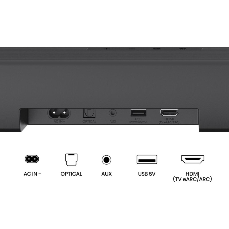 Soundbar Hisense AX5100Q, Dolby Atmos, sa bežičnim subwooferom, crni – slika 4
