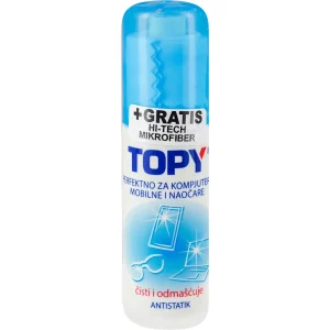Sprej za čišćenje ekrana Topy 35ml sa krpicom