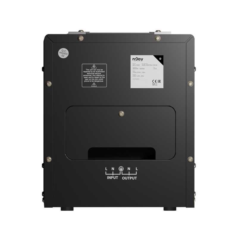Stabilizator napona (AVR) Njoy Alvis 3000VA 1800W (AVRL-3005TAL-CS01B) – slika 3