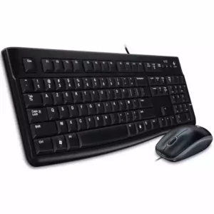 Tastatura i miš Logitech Deluxe MK120 YU crna