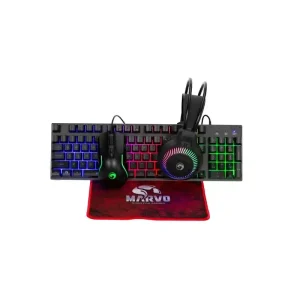 Tastatura i miš + slušalice + podloga Marvo LOOT 40 CM416