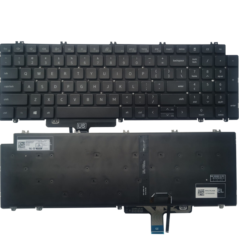 Tastatura za laptop Dell Latitude 5520 5530 5521 Precision 3560 sa osvetljenjem