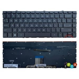 Tastatura za laptop HP Pavilion X360 14-EK 14-EC mali enter sa osvetljenjem crni